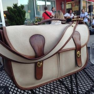 Vintage Twill Coach Musette messenger, UNISEX